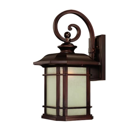 Estallar 22 x 11.25 x 11.75 in. Somerset 1-Light Architectural Bronze Wall Light ES3102574